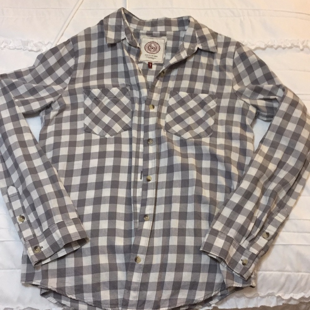 Women’s grey/white flannel